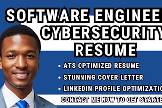 write software engineer resume software developer, tech, cybersecurity resume