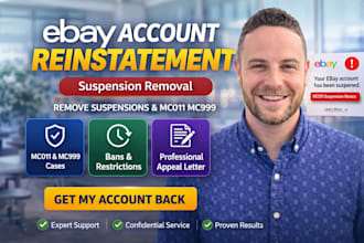 do ebay account reinstatement, mc011, mc999 appeal letter ebay suspension