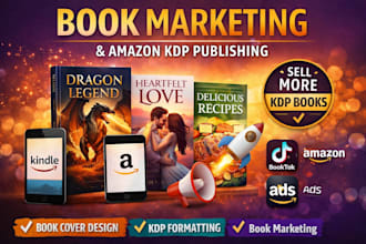 do amazon kdp book publishing book marketing, booktok, KDP amazon ads campaign