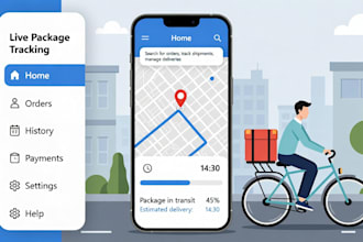 develop courier, parcel delivery app, logistic app