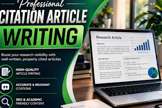 write and increase citation with submission in  google scholar journal