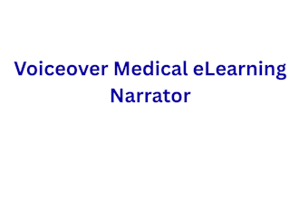 record clear medical and elearning voice over narration fast