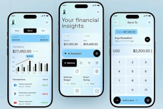 develop ai personal finance app, budgeting tool, fintech app, expense tracker