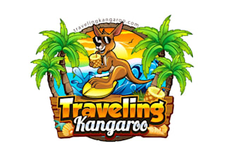 create a professional travel agency logo design