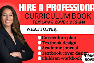 write and design curriculum texbook cover design academic journal textbook