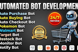 do auto purchase bot, target bot, shopping bot, walmart bot, auto buying bot