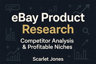 ebay product research competitor analysis and niche research