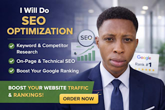do SEO keyword research and on page optimization