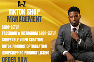 setup tik tok shop tik tok shop dropshipping facebook shop instagram shop