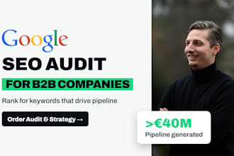 audit seo and strategy for b2b companies