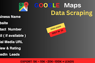 scrape google maps for local business leads and b2b lead generation