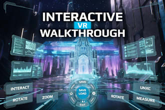 do interactive ue5 environment, VR walkthrough architecture projects