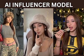 realistic ai influencer, ai model, ai instagram model with lora training