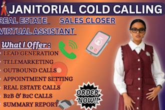 do real estate cold calling janitorial lead generation and appointment settings