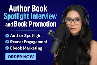 do ebook marketing, author interview spotlight and book promotion for authors