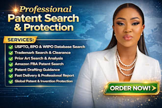 do patent search, trademark search, and patent check for your invention