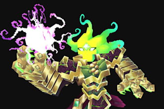 create minecraft 3d models with animation in blockbench hytale model