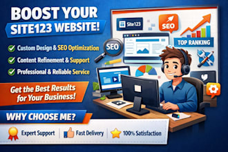site123 website design site123 seo optimization site123 website fix help