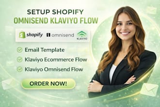 setup shopify omnisend klaviyo flow email template klaviyo ecommerce flow