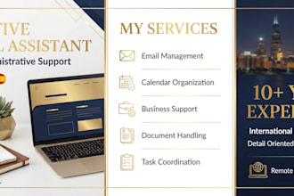 be your executive virtual assistant for business support