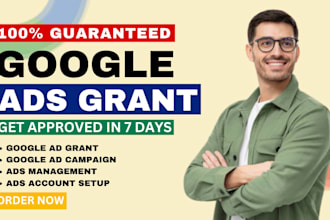 manage google ad grant setup and optimisation fundraising ad nonprofit ads grant