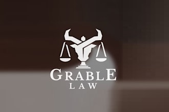 design super criminal defense law firm logo