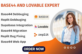 fix base44 bugs build lovable app deploy replit ai web app mvp