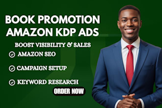 do book promotion, ebook and amazon KDP ads for sales