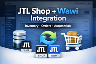 set up jtl shop and integrate jtl wawi for inventory product order management