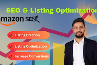optimize amazon listing, title, bullet points, images and a plus content
