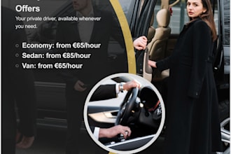 provide hourly chauffeur service paris with private driver