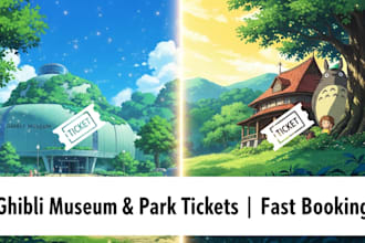 purchase ghibli museum ticket and ghibli park ticket fast