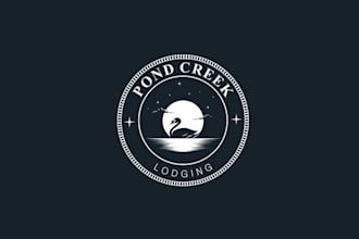 design special classic pond creek logo