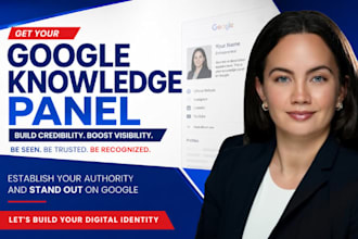 create standard google knowledge panel for individuals and business