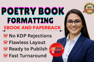 format your poetry book for kdp ebook and paperback