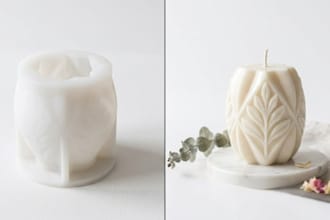 design custom silicone mold for resin, candle, soap and product branding, stl
