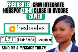 automate freshsales crm integrate hubspot zoho close io coppy kvcore via zapier