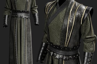 create custom second life avatar clothing and 3d environment design