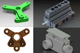 product design mechanical car part automotive vehicle part 3d model in solidwork