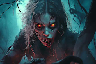fantasy horror and fantasy horror character