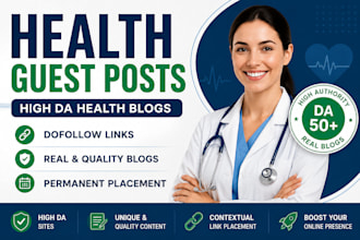 publish health niche guest posts