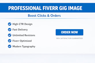 design sleek, professional fiverr gig images that convert