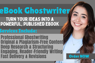 ghostwrite your dream nonfiction ebooks as an ebook ghost writer