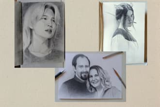 draw a realistic pencil portrait from your photo in my style