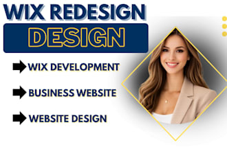 do wix website design wix development redesign