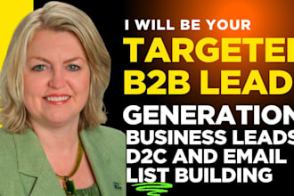 targeted b2b lead generation, business leads,d2c and email list building sales