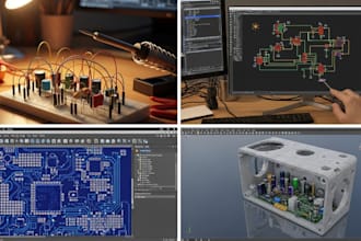 hardware prototyping schematic design pcb layout and 3d cad enclosure modeling