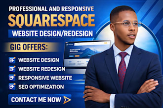 build squarespace website design and redesign squarespace website development