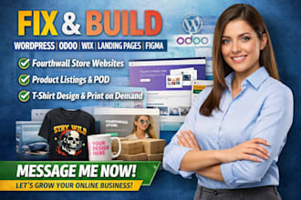 do fourthwall store website product listing print on demand tshirt design pod