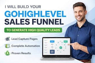 build a gohighlevel sales funnel for high quality leads